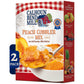 Calhoun Bend Mill Peach Cobbler Mix | Easy To Make Classic Southern Dessert | Versatile Crust Mix For Peach & Other Fruit Fillings | Sweet And Crunchy | Ideal For Baking Enthusiasts - 8 Oz (Pack Of 2)
