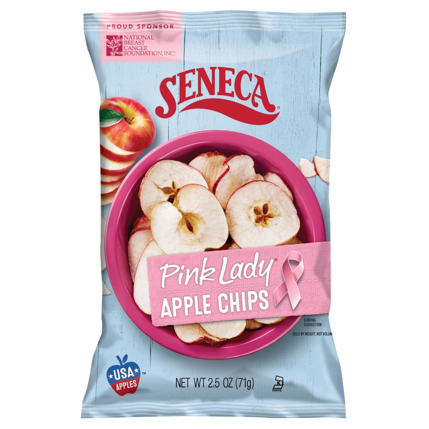 Seneca Pink Lady Apple Chips | Made From Fresh-Harvested Pink Lady Apples | Yakima Valley Orchards | Seasonally Picked | Crisped