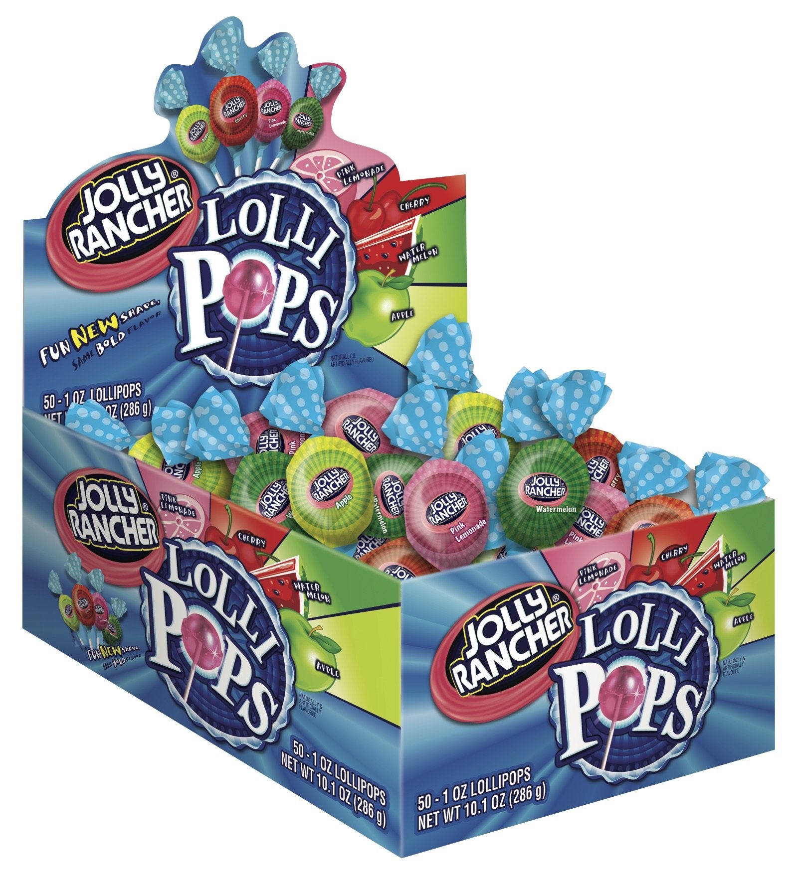 Jolly Rancher Lollipops, Assorted Halloween Candy, 100 Count Bulk Candy