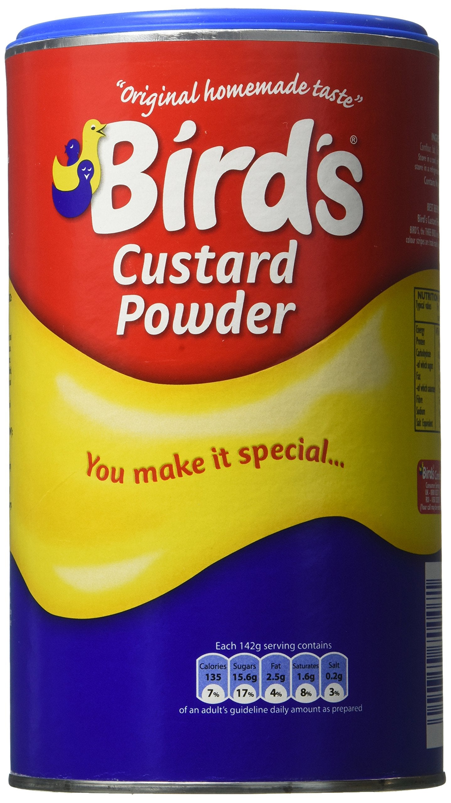 Bird'S Custard Powder, 600G Canisters Pack Of 2