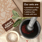 Craftly Salt & Pepper Gift Box - Spice & Seasoning Set with 6 Salts & 6 Peppers, 22.5 x 4.1 x 22.8 cm, Ideal