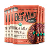 Beanvivo - Organic Three Bean Vegan Chili Pack Of 6 (10 Oz Each) - Seasoned & Ready To Eat Plant Protein Vegan Gluten Free Micro