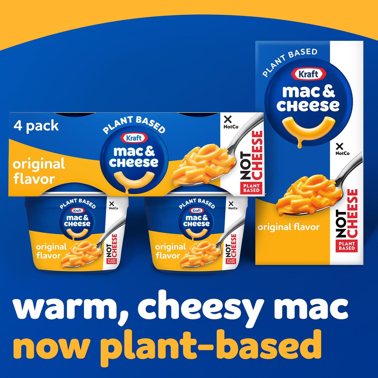 Kraft NotCo Original Flavor Plant Based Mac & Cheese, 2.05 oz Cup