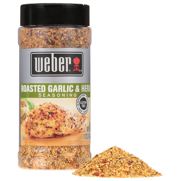 Weber Roasted Garlic & Herb Seasoning, 12 Ounce Shaker