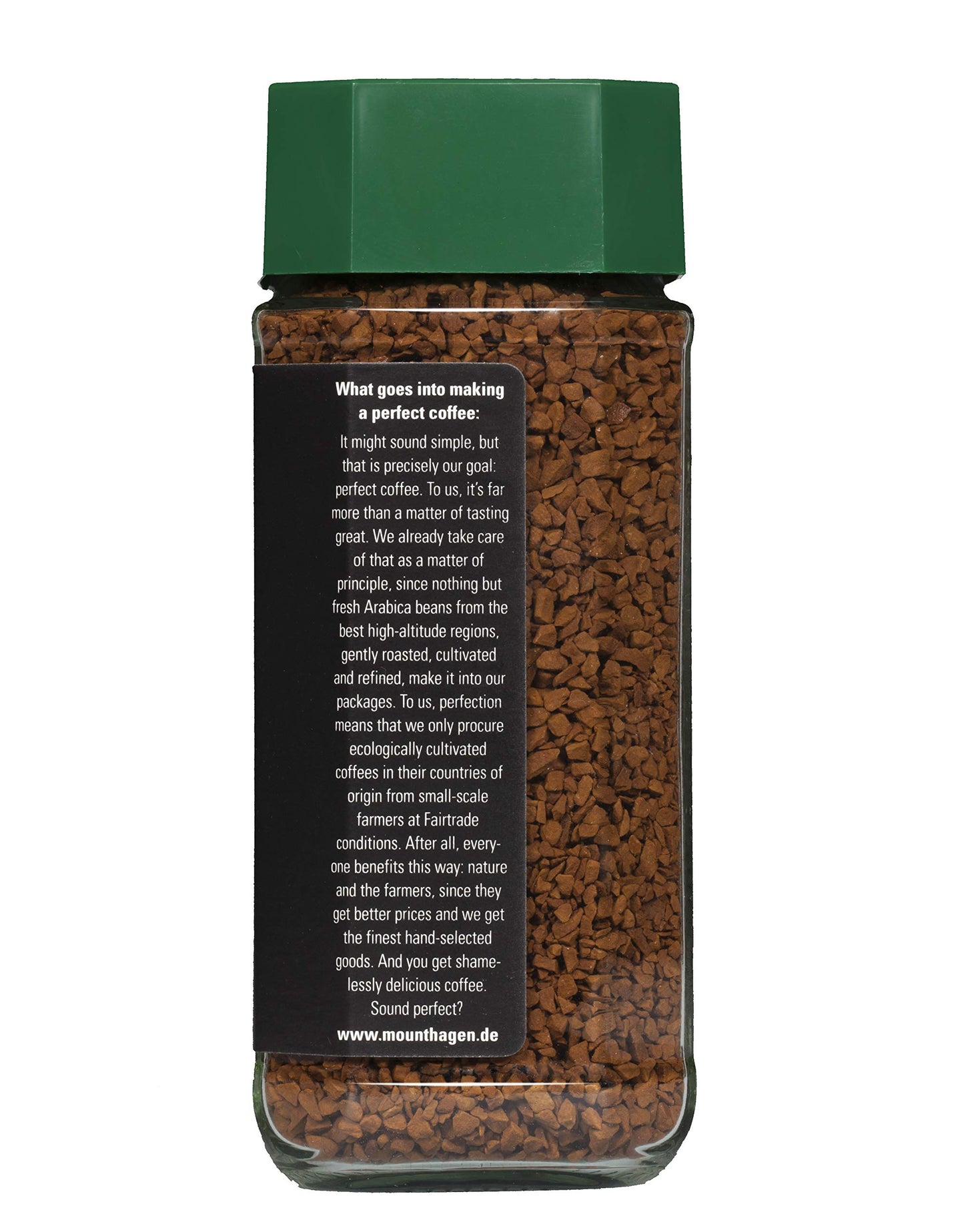 Mount Hagen Organic Freeze Dried Instant Decaf Coffee, 3.53oz Jar, 6 Pack, Fair-Trade Arabica Beans