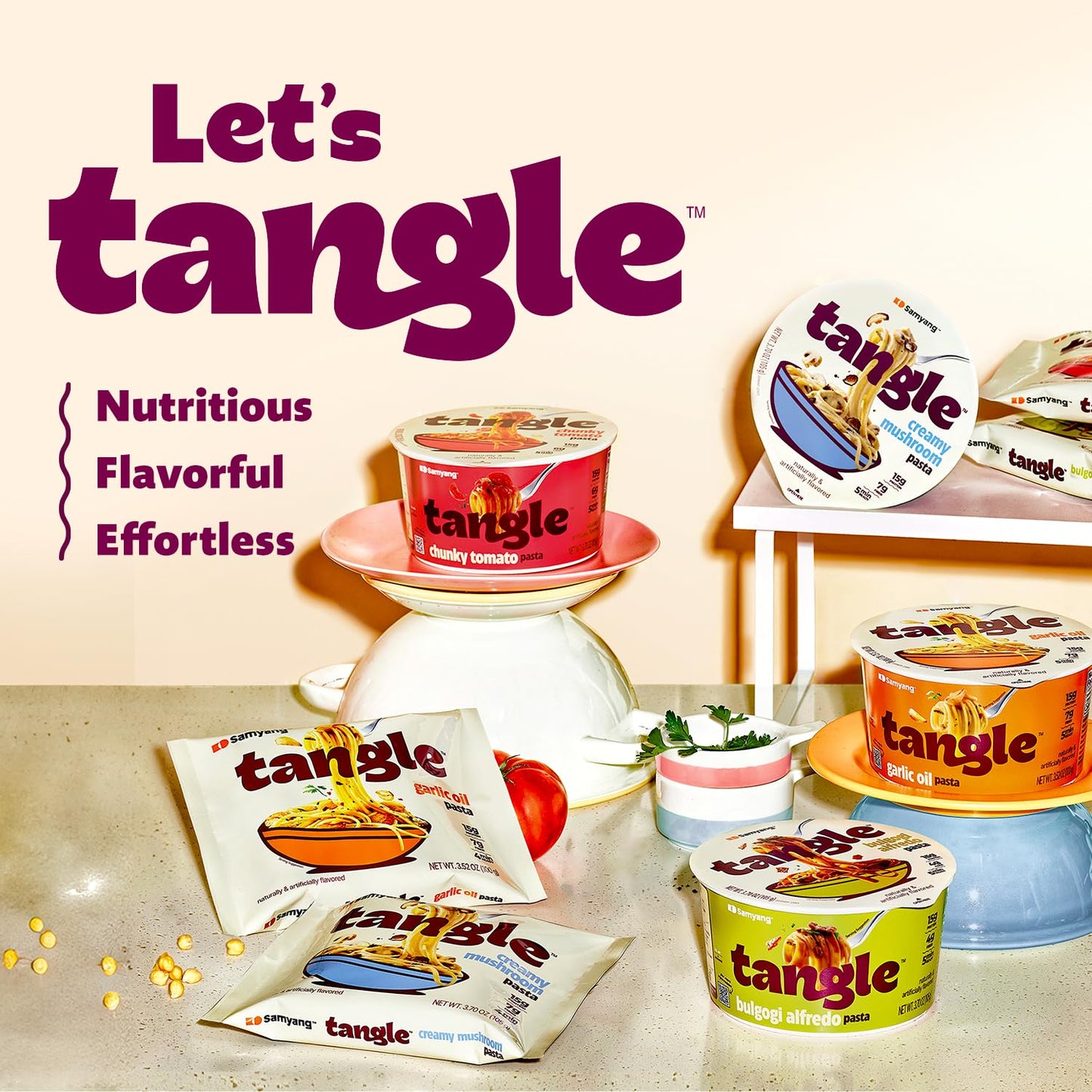 Tangle - Bulgogi Alfredo Pasta Bowl 3.70 oz (105g) x 6 Bowl