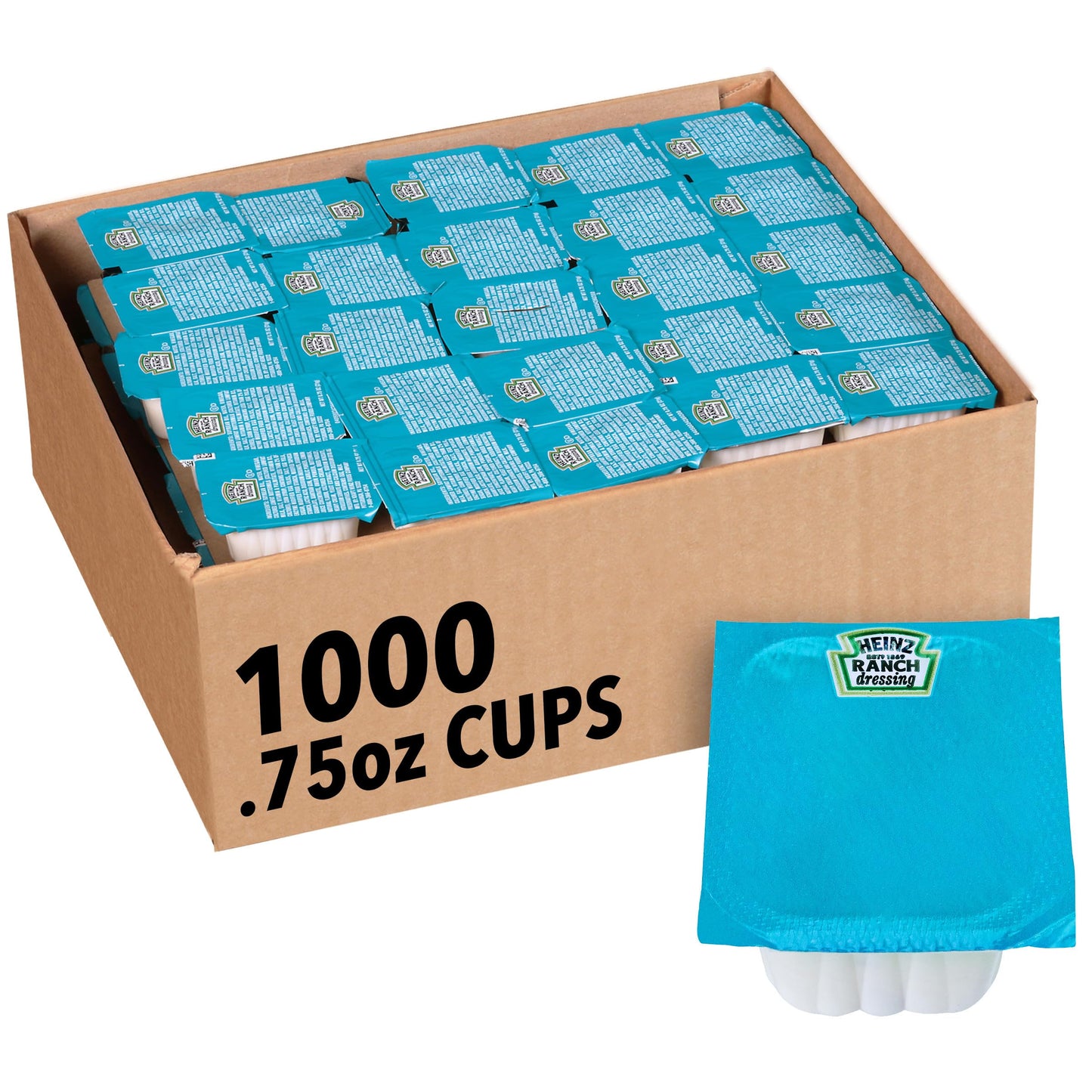 Heinz Ranch Dressing (0.75Oz Packets, Pack Of 100)