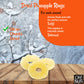 Oh! Nuts Dried Pineapple - 1 Lb - Dried Fruit Rings - Organic Sweet - Dehydrated Fruit Bites - Packed In New York Zip-Seal Bag F