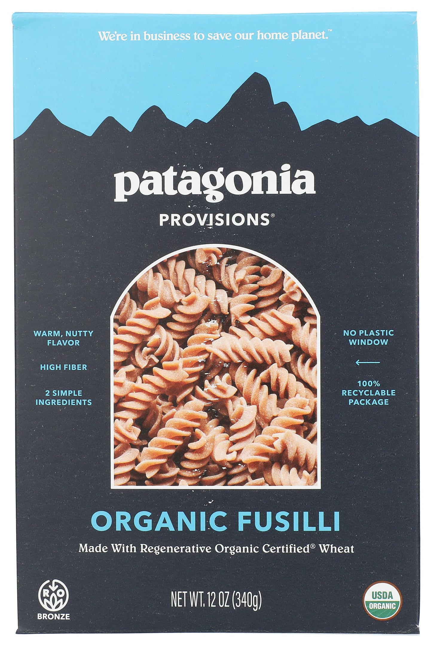 Patagonia Provisions Pasta Roc Fusilli 12 OZ