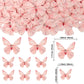 Gyufise 72Pcs Edible Butterfly Cupcake Toppers & Decorations For Butterfly Theme Baby Shower & Kids Birthday Party Cake Supplies