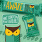 Awake Caffeinated Chocolate Energy Bites (Dark Chocolate Mint, 50 Count (Pack Of 1))