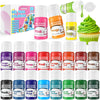 Gel Food Coloring - 20 Colors x 0.45 oz Food Coloring Set, Food Grade Food Coloring Gel, Tasteless Food Dye for Baking, Icing, M