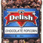Gourmet Chocolate Popcorn by Its Delish, 16 OZ Jumbo Container - Festive Caramel Corn Air Popped Sweet and Crunchy Glazed Carmel