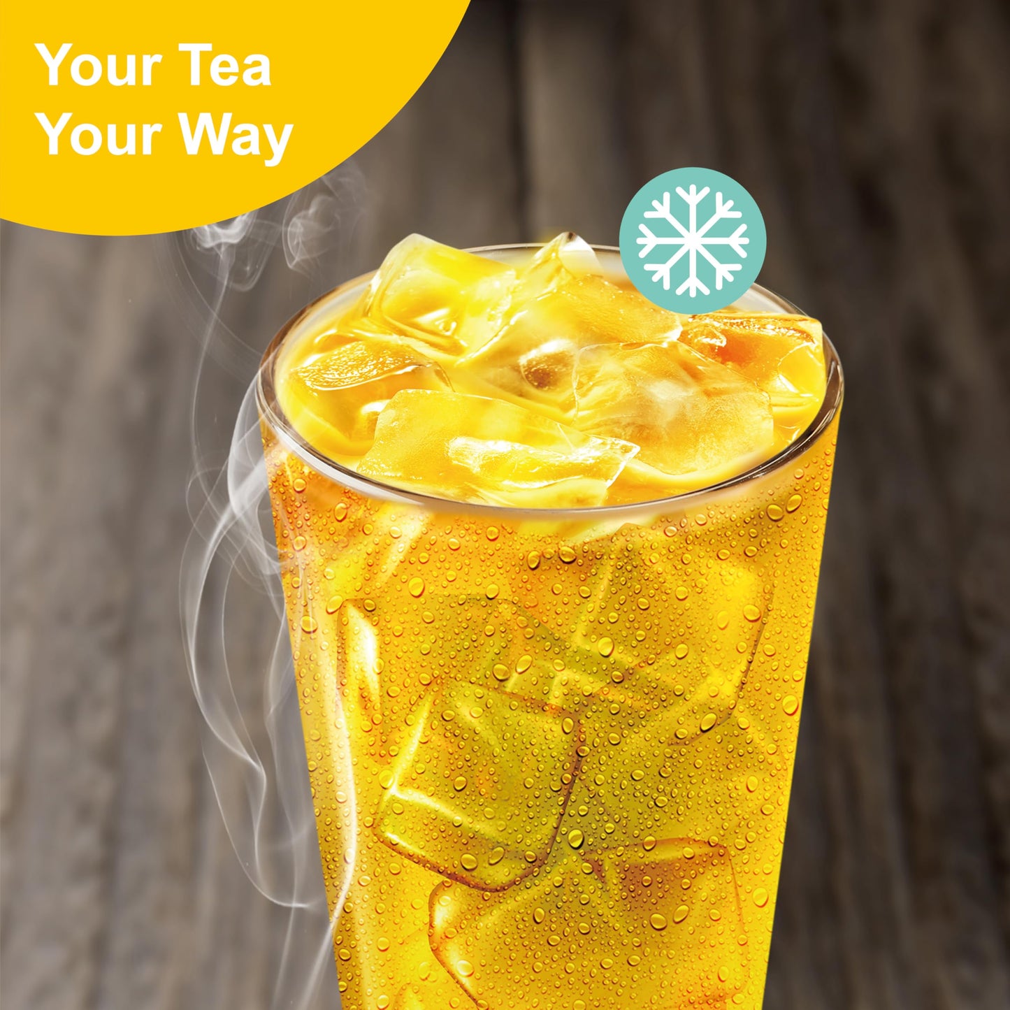J Way Passionfruit Iced Green Tea 2.2 Lb (1 Count), Powdered Instant Green Tea Drink Mix Packets, Makes Blended Frappe, Smoothie