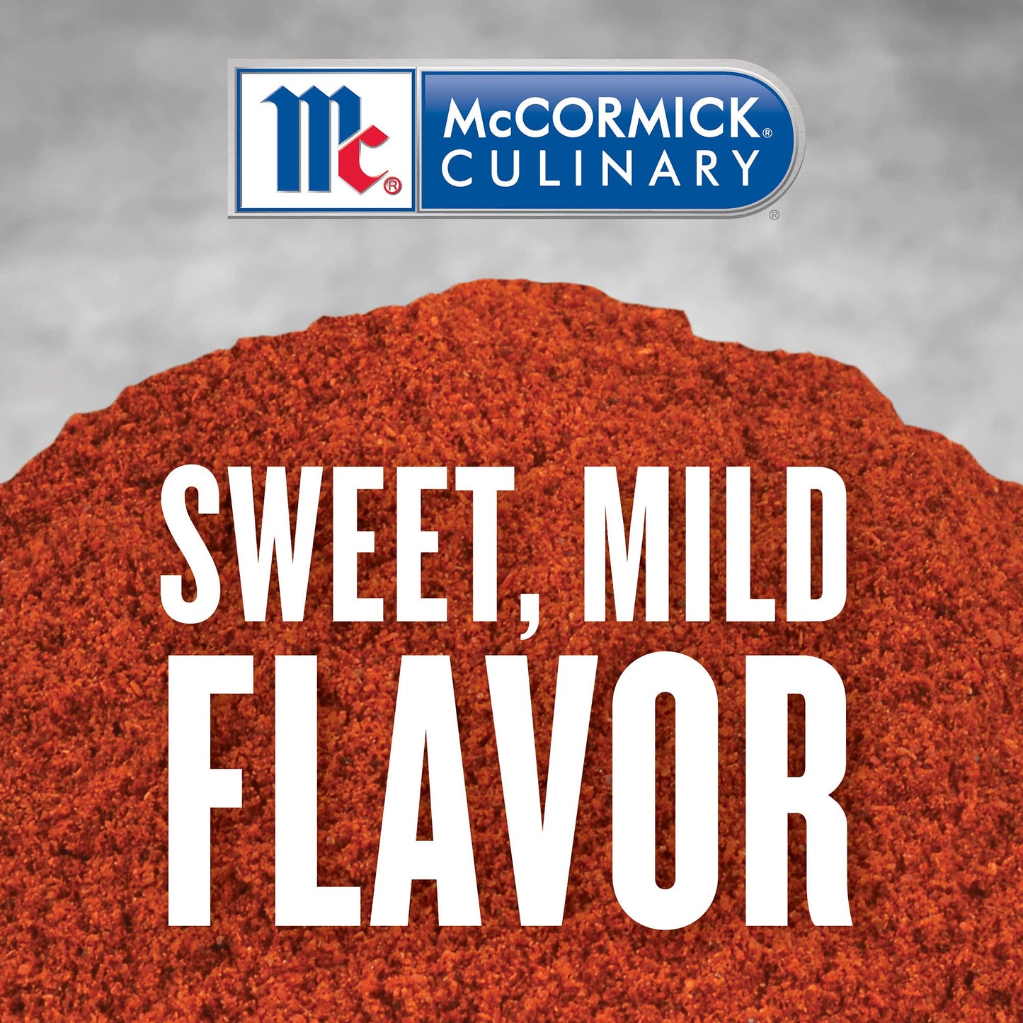 McCormick Culinary Paprika  18 oz (Pack of 6) - Six 18 Ounce Containers of Sweet Paprika Seasoning  Perfect with Chicken  Pork  Beef Marinades and Dressings