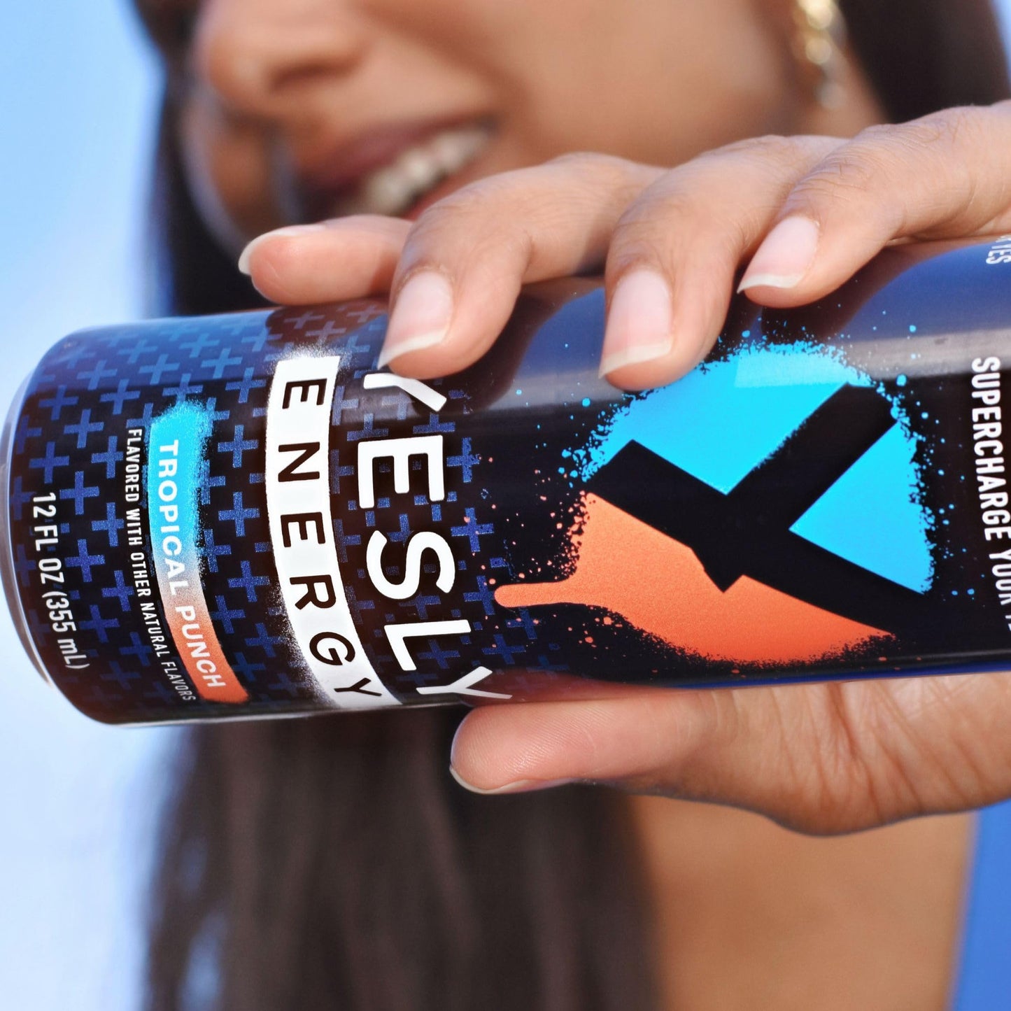 Yesly Energy Drink  Tropical Punch  Naturally Flavored Sparkling Energy Drink With Electrolytes  Magnesium  Potassium  Vitamin C  B6 & B12  Natural Caffeine From Green Tea  12 Fl Oz Cans  12 Pack