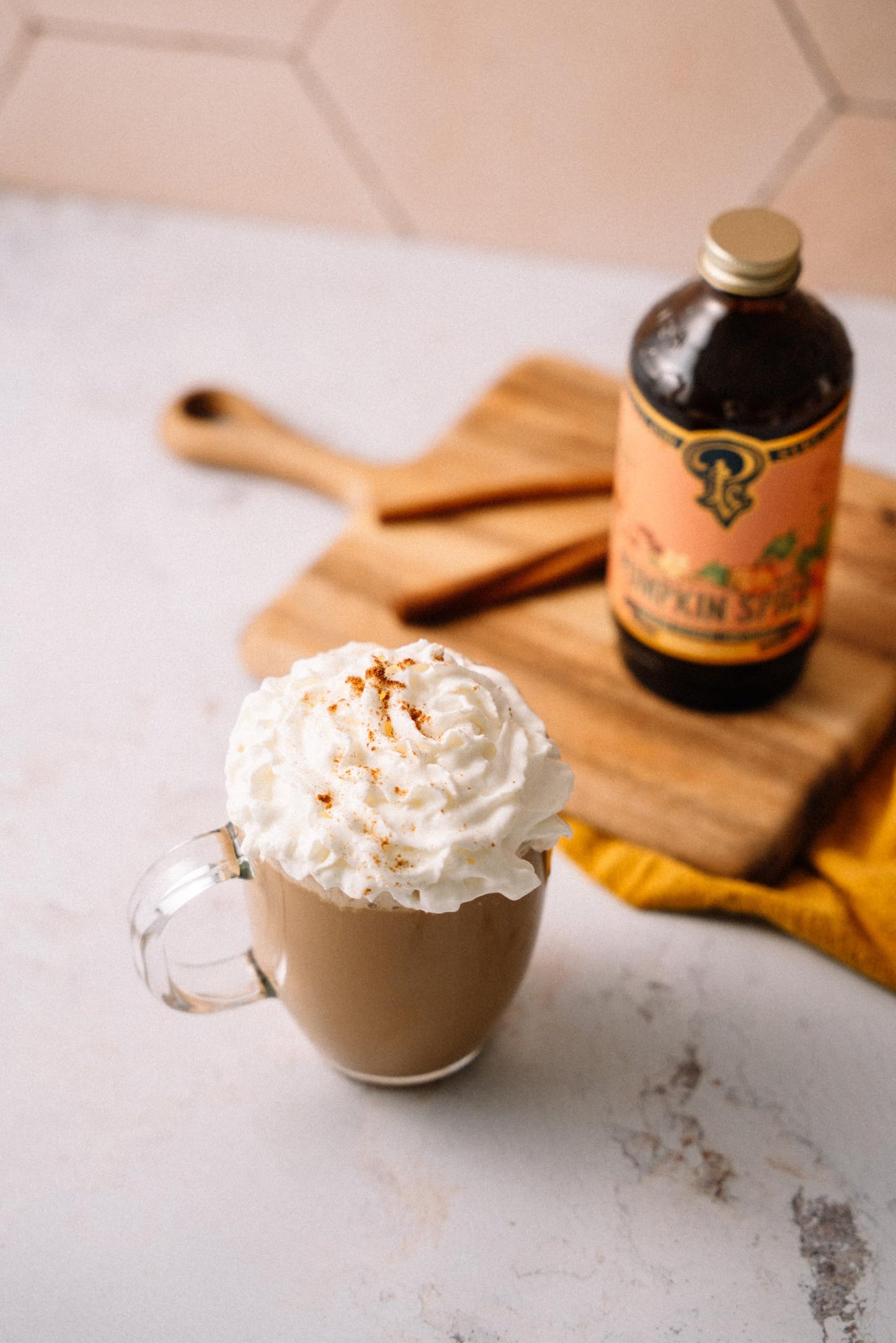 Portland Syrups Pumpkin Spice Syrup - Organic Coffee Syrup for Lattes & Baking - 12 oz Bottle