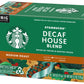 Starbucks Decaf House Blend K-Cup Pods, Medium Roast, 10 Count (Pack of 3)