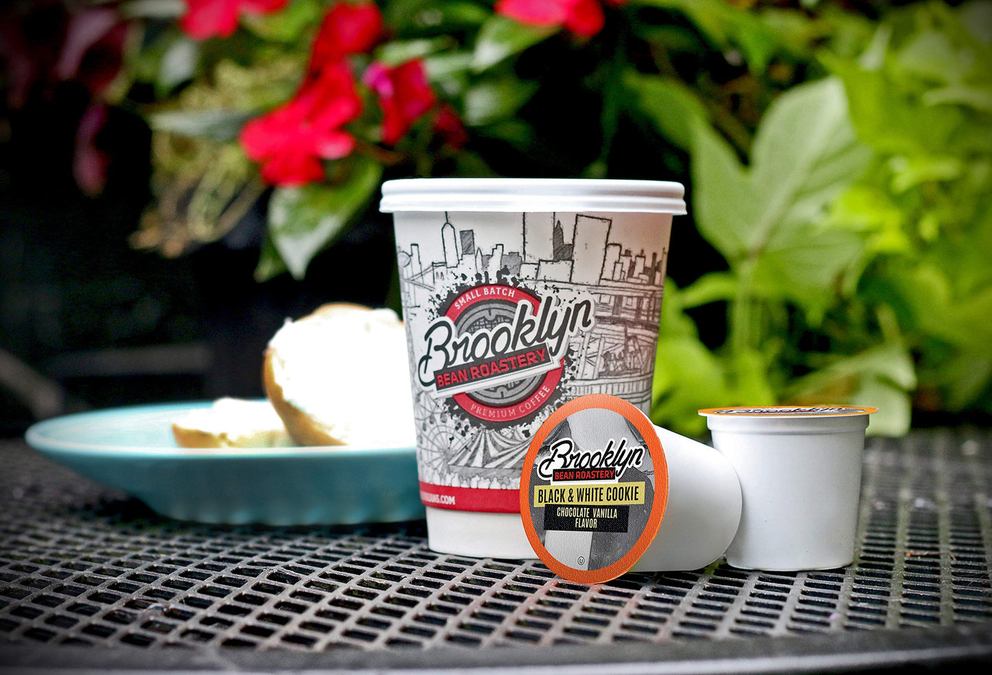 Brooklyn Beans Black and White Cookie Coffee Pods, Compatible with 2.0 K-Cup malt-inspired, 40 Count