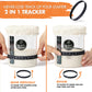 Oscars Bakery Sourdough Starter Jar Kit – 40 oz Glass Crock with Lid, Includes Accessories & Recipe for Bread Baking