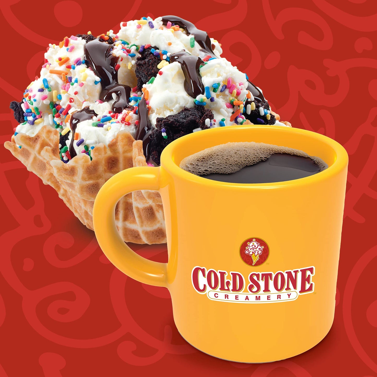 Cold Stone Creamery Beverages Coffee Pods, Birthday Cake Flavor, 40 Count, Compatible with K Cup malt-inspired