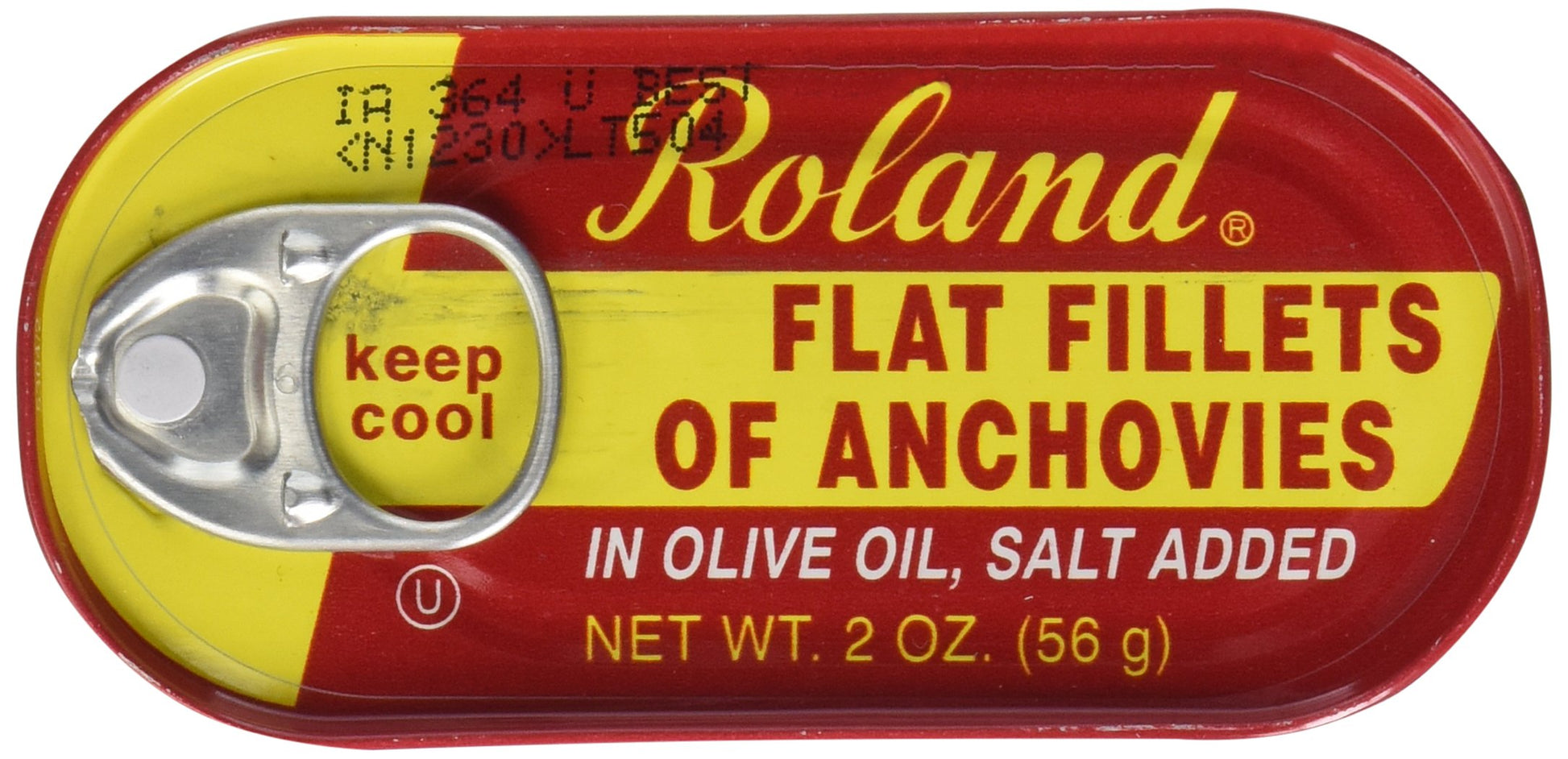 Roland Anchovies, Flat In Olive Oil, 2 oz