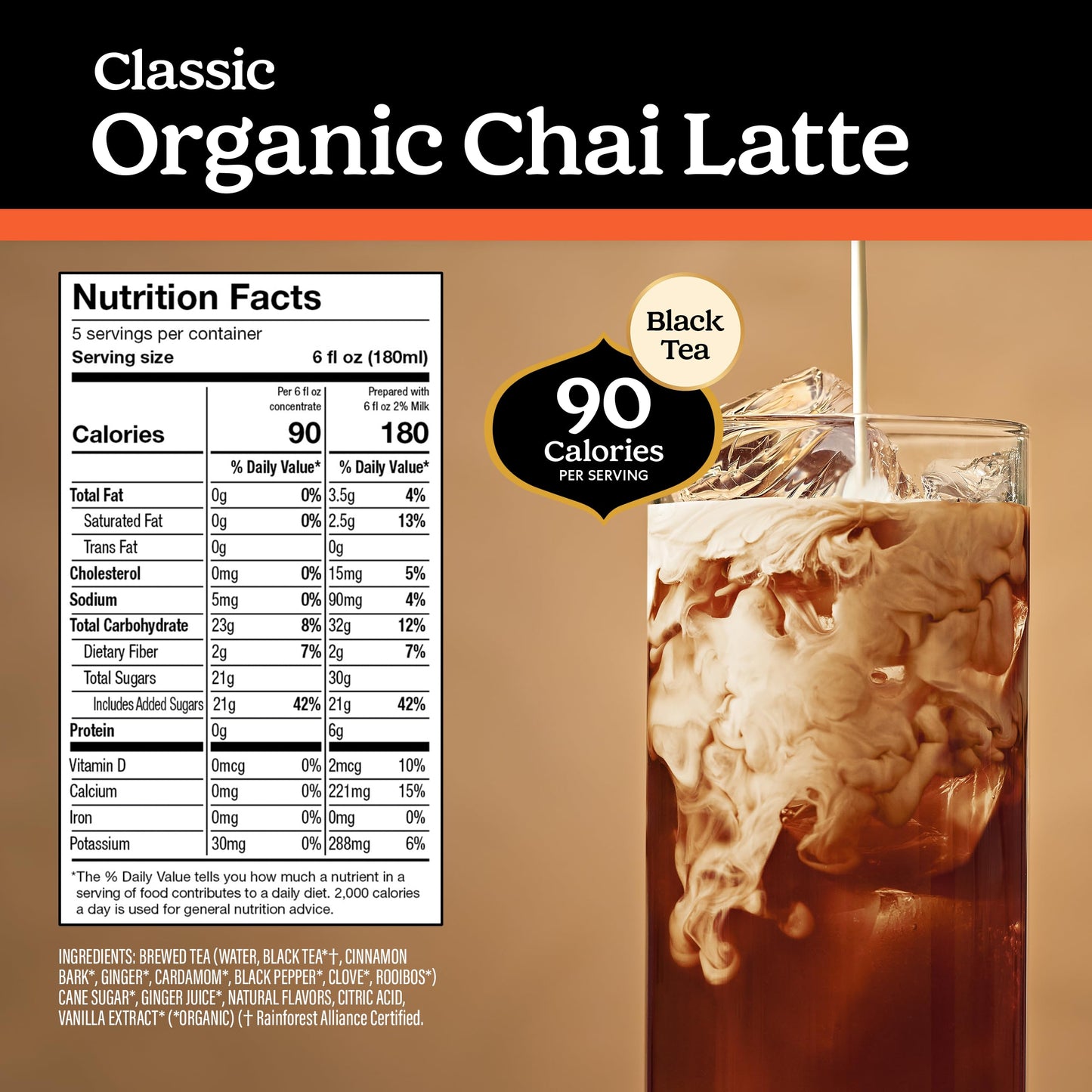 Yogi Barista Classic Organic Chai Latte - 32 Fluid Oz (3 Pack) - Organic Chai Tea Concentrate - Supports Healthy Digestion - Inc