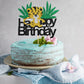 Monmon & Craft Tiger Happy Birthday Cake Topper/Baby Children 1St Birthday Zoo Cake Decor/Baby Shower/Wild Animal Theme Birthday