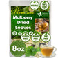 Freshdrinkus, Permium 8Oz Mulberry Leaves, 100% Natural & Pure From Mulberry Leaves, Loose Leaf Herbal Tea, No Additives, No Caffeine, Vegan