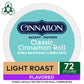 CINNABON Classic Cinnamon Roll K-Cup Pods, Light Roast Coffee, 72 Count, Model 5000053537, Basic Color