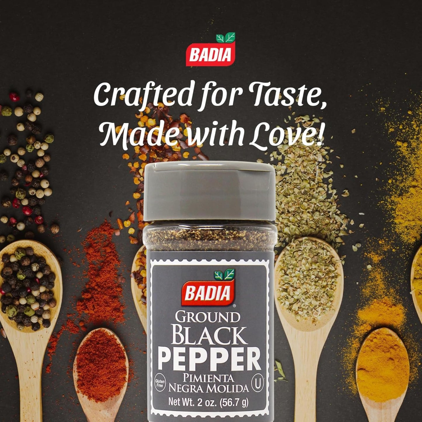 Badia, Pepper Black Grnd, 2 Oz, (Pack Of 8)
