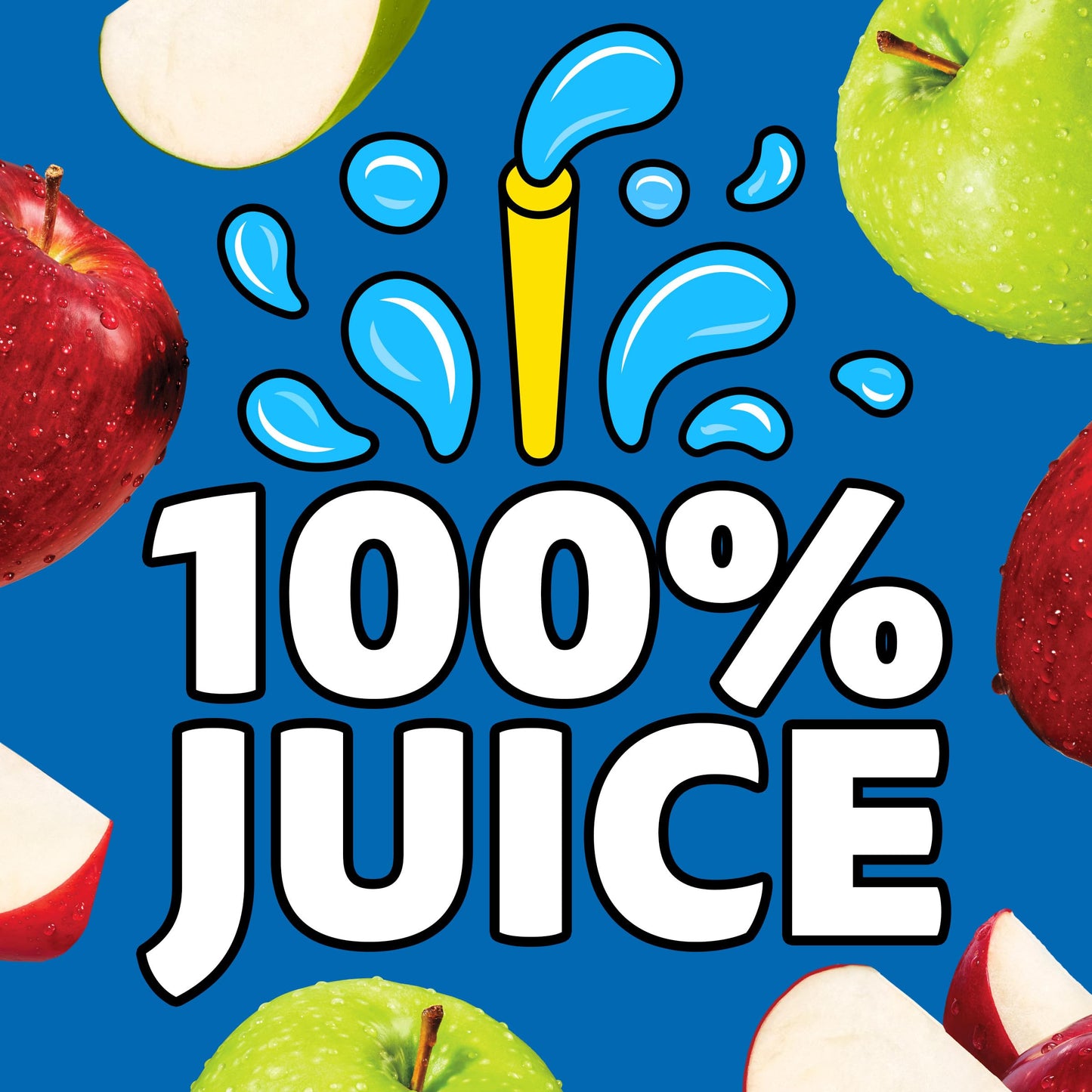 Capri Sun 100% Juice Apple All-Natural Juice From Concentrate With Added Ingredients, 10 Ct Box, 6 Fl Oz Pouches