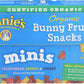 Annie'S Homegrown Organic Mini Bunny Fruit Snack 5 Count, 4 Oz