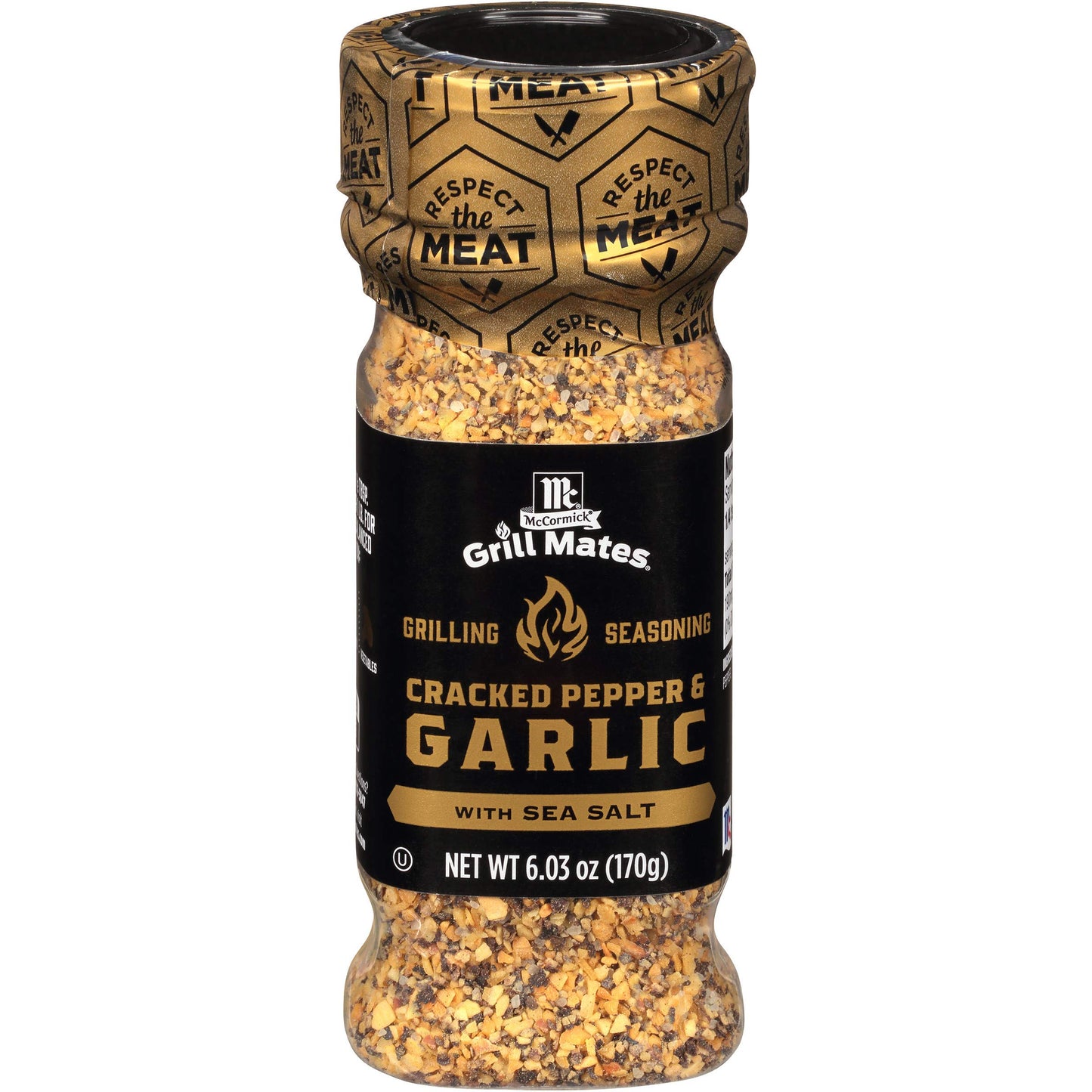 McCormick Grill Mates Cracked Pepper & Garlic Seasoning, 6.03 oz, Pack of 1