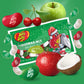 Needzo Christmas Mix Jelly Beans, Very Cherry, Green Apple, Coconut, 1 Ounce Packets, Multi-Color, Pack of 6