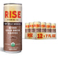 RISE Brewing Co. Oat Milk Mocha Nitro Cold Brew Coffee, No Sugar, Organic, 7 Fl Oz Cans, Pack of 12