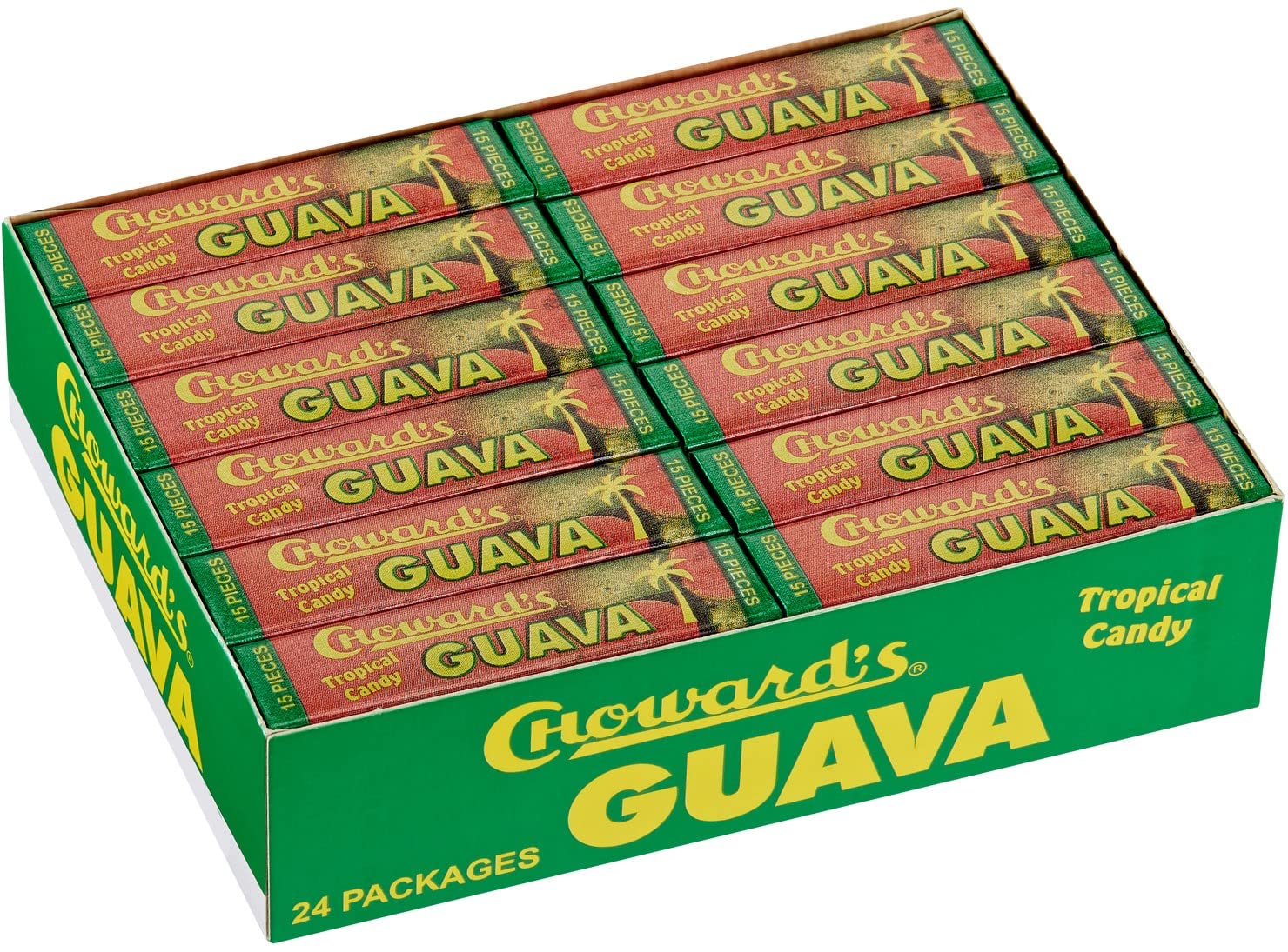 Choward'S Guava Tropical Candy (24 Pack)