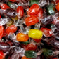 Assorted Fruit Barrels - 4 lbs Bulk Individually Wrapped Orange, Cherry, Apple, Lemon, Grape Fresh Sweet Hard Candy