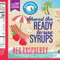 Hypothermias Red Raspberry Ready to Use Quart (32 Fl. Oz) Hawaiian Snow Cone Flavors Syrup - Shaved Ice, 100% Pure Cane Sugar