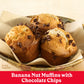 Betty Crocker Banana Nut Muffin Mix, Made With Walnuts, 6.4 oz. (Pack of 9)