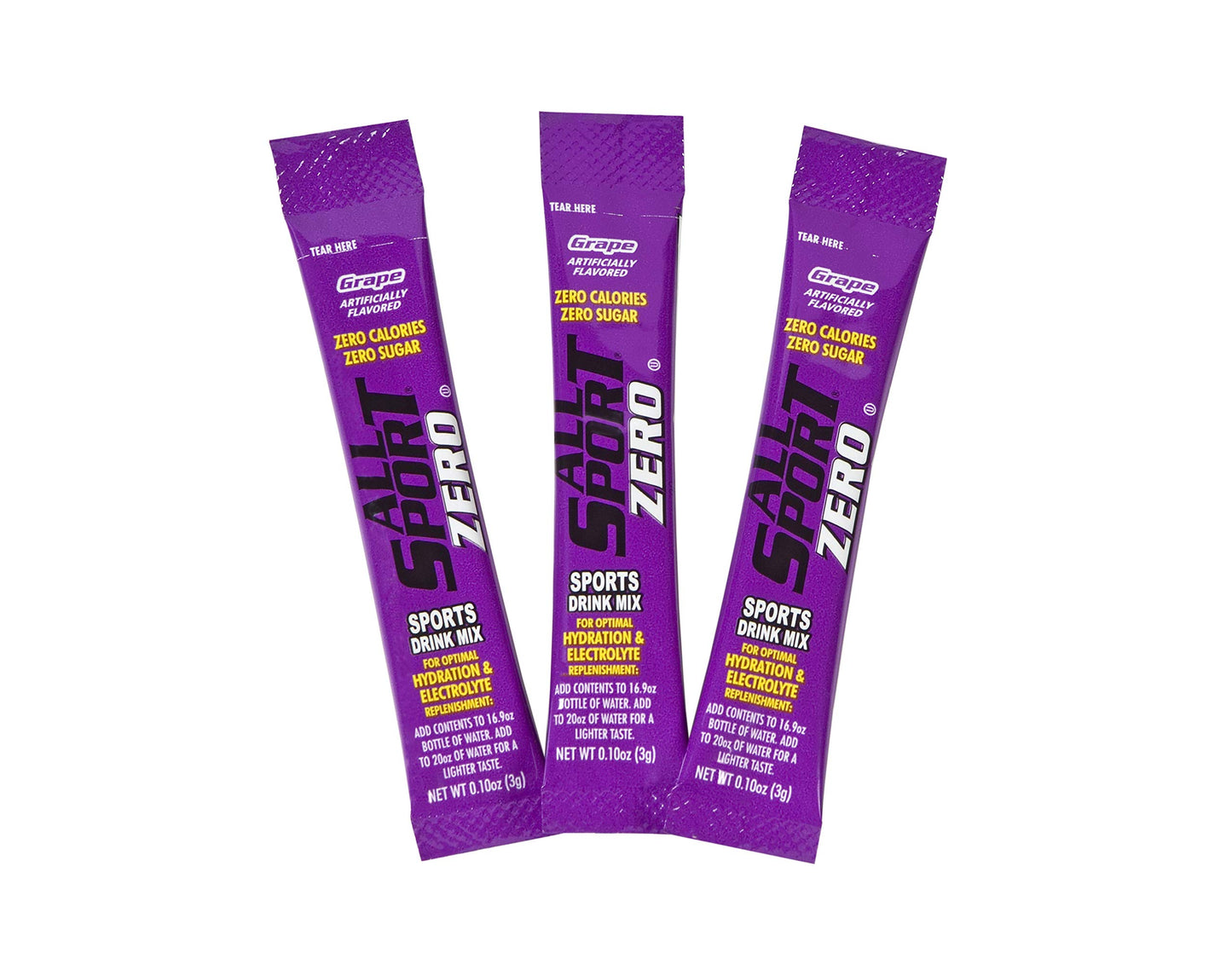 All Sport Hydration Sticks - Zero Calorie Electrolyte Drink Mix, G , 50 Count, Sugar Free, 5.25 Ounce