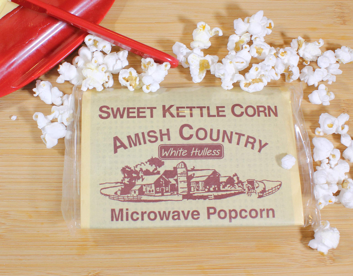 Amish Country Popcorn | Old Fashioned Microwave Popcorn | Non-Gmo, Gluten Free, Microwaveable And Kosher (Sweet Kettle Corn, 3 P