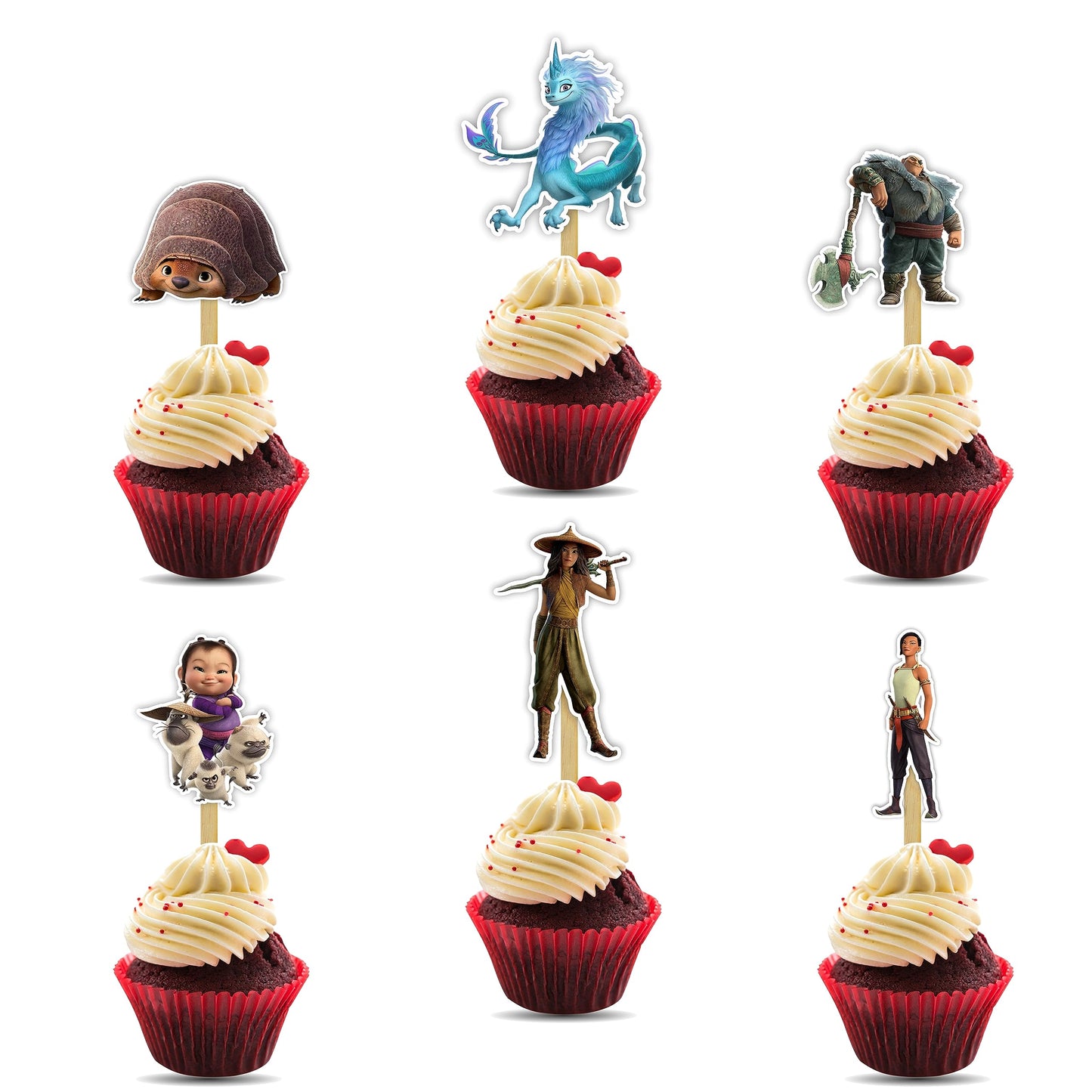 Seyal Raya and the Last Dragn cupcake topper