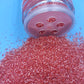 Edible 5 Ounce Fine Decorative Red Sanding Sugar Sprinkles For Baking, Sparkling Crystals For Cakes, Cookies, Cupcakes, Ice Crea