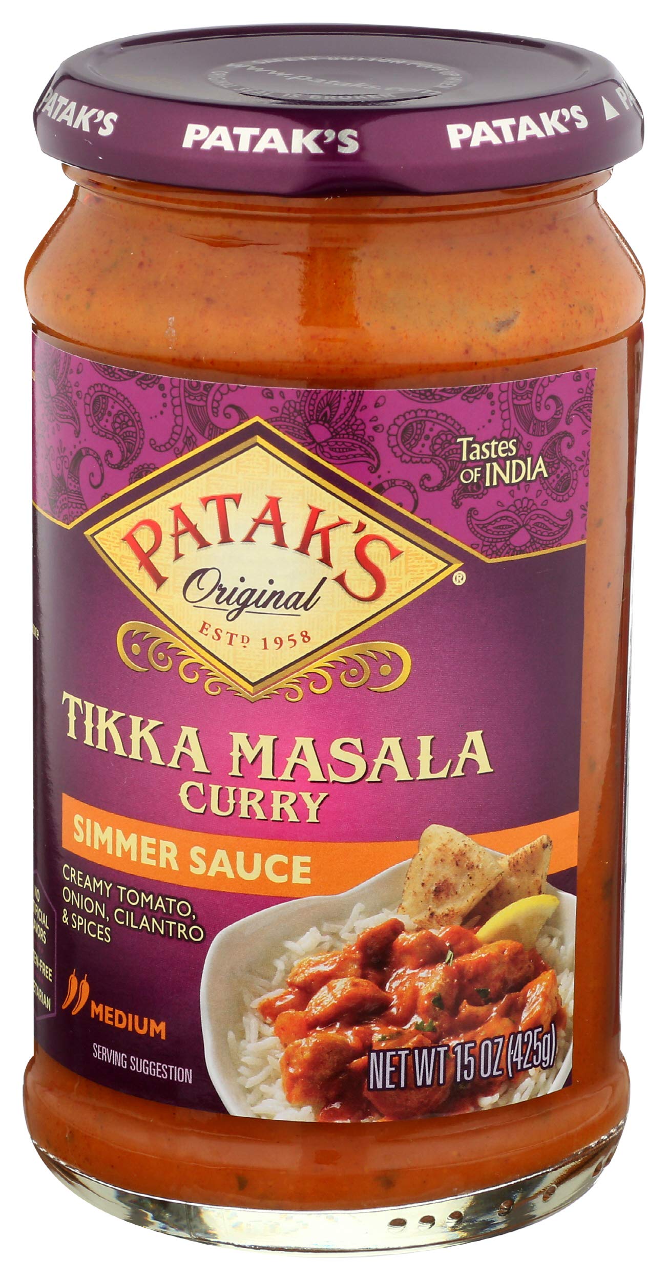 Pataks Tikka Masala All Purpose Sauce, 15 oz