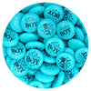 Baby Boy Blue Candy Gum Buttons, 2 Pound Bag (Approx. 180 Pieces), Blue Candy, Boy Baby Shower Candy, Baby Shower Treats, Baby S