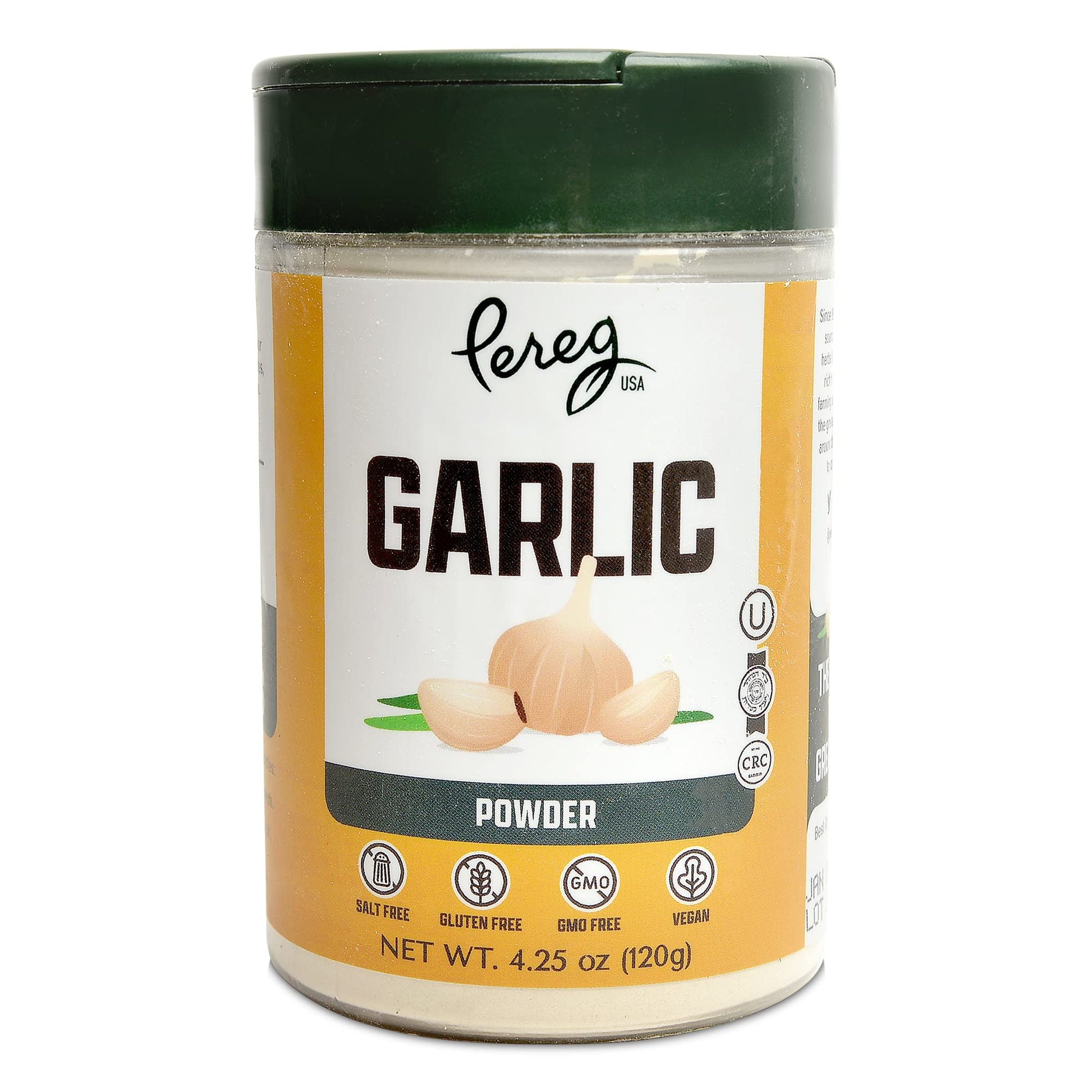 Fine Dried Garlic Powder - 4.25 oz - Made from Fresh Delicious Garlic - Pure & Dehydrated - Use in Soups, Stews, Bread & Salad D
