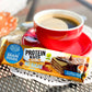 Brain Foods Gluten Free Vegan Caramel Protein Wafers - 12 Bars, 8g Protein, No Sugar Added, 1.4 oz, Natural Caramel Flavor