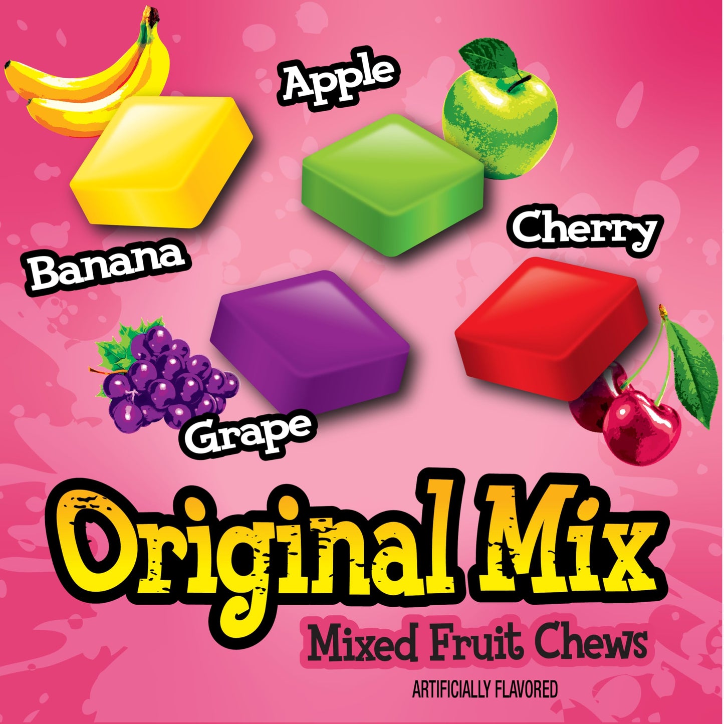 Now and Later Candy, Original Mix, Chewy and Fruity, 24 count