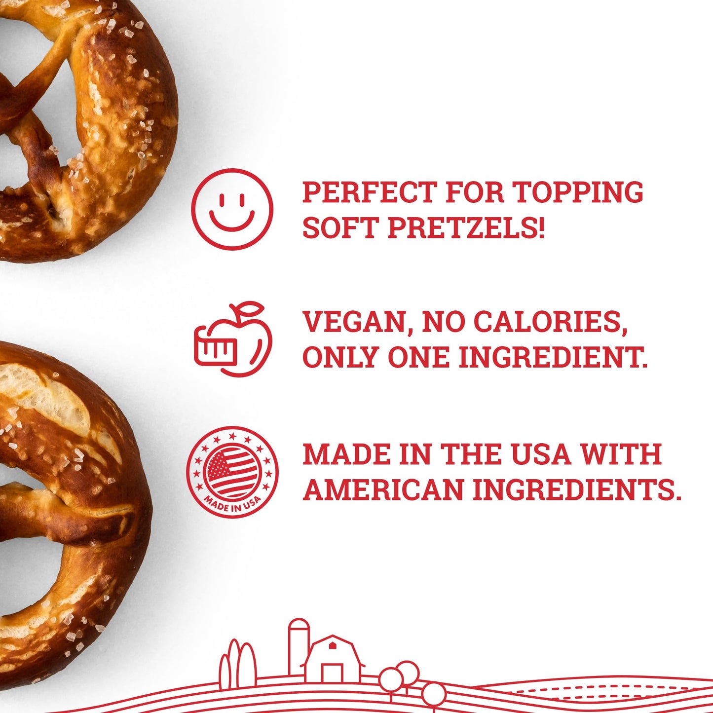 Hoosier Hill Farm Coarse Pretzel Salt, 5LB (Pack of 1)